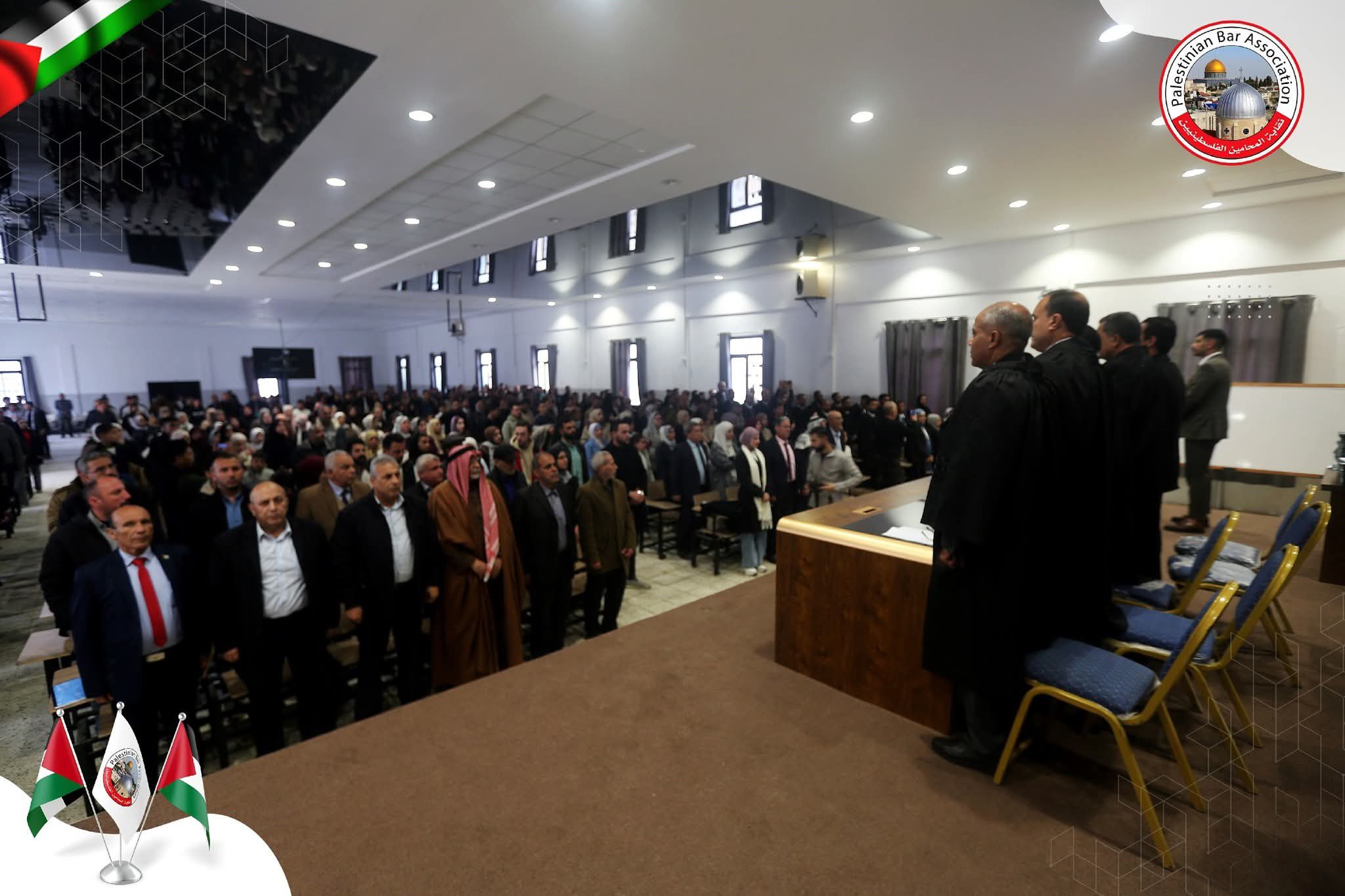 نقيب المحامين: استئناف آداء اليمين القانوني للمحامين الجدد في غزة وإعادة عمل النقابة بعزيمة وإصرار رغم الدمار.